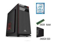 PCPRO I5-4590 3.GHZ 16GB 240GB SSD ONB-VGA FreeDOS Masaüstü Ofis Bilgisayar - 1